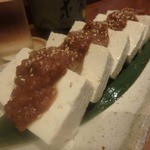 亭久五 - テイク豆腐。字化英味噌うまし