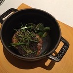 Point - 蝦夷鹿と新玉ねぎのコンソメスープ