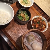 中華旬彩 森本 - 飲茶セット　ミニ麻婆