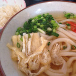 讃岐うどん河野 - 2016-03-21　かけ＋唐辛子