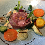 ビズ 神楽坂 - ランチメイン、三元豚肩ロース肉ポルケッタ仕立て。