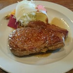 キッチンごりら - ポークソテー にんにく醤油