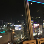 Toukyou Kaikan Ginza Sukai Raunji - 回転レストランからの夜景、プランタン銀座付近。