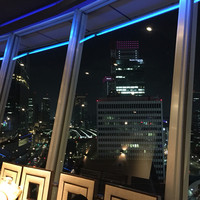 東京會舘 銀座スカイラウンジ - 回転レストランからの夜景。