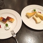 花畑牧場 新千歳空港店 - カタラーナ¥400
                                うまっ
                                
                                チーズケーキ三種盛り¥550
                                ラクレット、カマンベール、ゴーダ
                                個人的にゴーダ>ラクレット>カマン