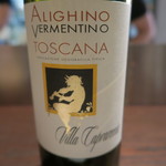 オステリア・オリエーラ - 28年3月　ALIGHINO VERMENTINO TOSCANA