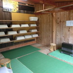 八丁ノ湯 - 露天脱衣場