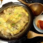 和つくり 関場屋 - 牛すじ肉玉子とじ