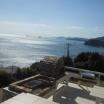 ラ・チチ - ホワイトウッドデッキのバーベキューコーナー　2016.3