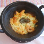 ラ・チチ - オイスターコース　牡蠣のグラタン　2016.3