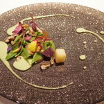 ほたてと春のお野菜