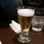 アンジュナ - 生ビールは義父が飲んだ。