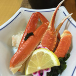宿守屋寿苑 - コースについている普通の蟹。