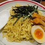 屯ちん - 角切りメンマに半熟玉子