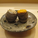 日本橋蛎殻町 すぎた - お通し　きぬかつぎ