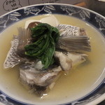 味亭 風花 - 天然鯛頭酒蒸し