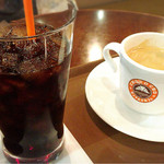 サンマルクカフェ - アイスコーヒーとブレンドコーヒー