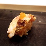 不動前 すし 岩澤 - ノドグロの皮のあぶり