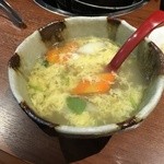 炭火焼肉 河内屋 - 玉子スープ