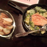 オレンジガーデン - アボカドと明太子のアヒージョ