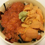 帆掛鮨 - イクラ&ウニ丼！最強コラボ☆