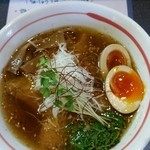 食彩 叶旬 - 「鮭節魚介絞り醤油豚トロチャーシュー麺」（1200）
                                「味玉」（150円）