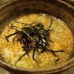 熊の焼鳥106 - うにスープ茶漬け