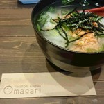 YAKITORI kitchen magari - 鳥スープ茶漬け（鮭）