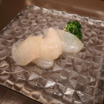 ビンゴ - カワハギのカルパッチョ
      