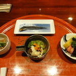 草喰 なかひがし - 目刺・贅沢煮・鹿シチュー・香の物