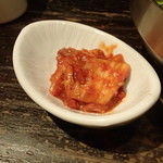 韓美膳 - 冷麺に付いたキムチ