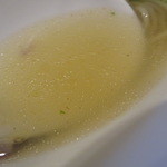 がふうあん - 鶏のこく塩ラーメン(スープ)