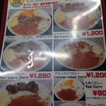 スターケバブ・アキバテラス - カレーメニュー（2016/03）