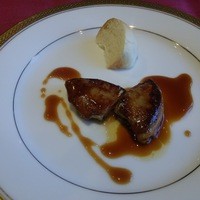 鉄板焼なにわ - フォアグラ