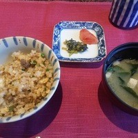鉄板焼なにわ - ガーリックライス
