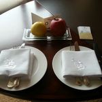 シャングリ・ラ ホテル 東京 - ウェルカムフルーツ