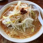 喜八 - H28.03.19 ねぎみそラーメン 中辛 中盛