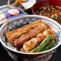 鰻鶏丼