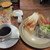 一丁目茶房 - 料理写真:モーニング　野菜トースト　600円
