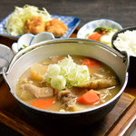 濃厚　白もつ煮込み定食