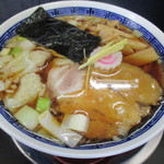 中華そば 亀喜屋 - ワンタン麺(並)！(2016,03/20)