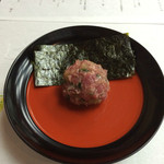 鴨正 - 鴨肉のなめろう