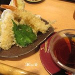 回転寿司　すし丸 - すし屋の天ぷら盛合せ