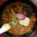 元祖 地獄らーめん - 醤油ラーメン20丁目、600円。辛味プラス200円？