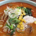 万来 - 雷ラーメン中辛　大辛　餃子
　２０１６年３月