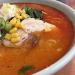 Banrai - 雷ラーメン中辛　大辛　餃子
                      　２０１６年３月