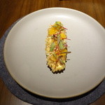 RAW - SWEET POTATO, BOTTARGA, BUCKWHEAT