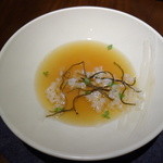 RAW - SQUID, KOMBU, LOVAGE