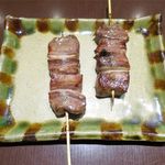 もつやき 松井 - 串焼六本コース（1,000円）串焼１本目