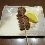 もつやき 松井 - 厚切り牛ハラス串（600円）